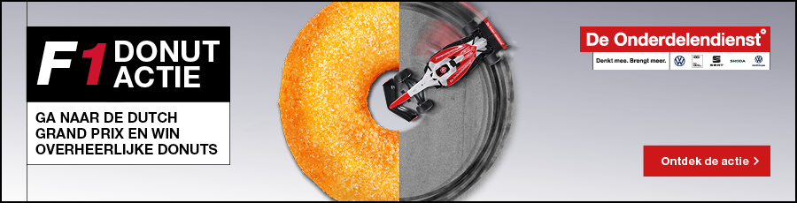 F1 Donutactie van De Onderdelendienst 1 F1 Donutactie van De Onderdelendienst